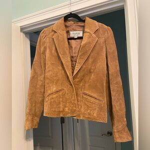 WILSON’S Leather Brown One Button Womens 100% Leather Jacket